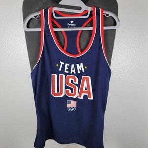 Fanatics Team USA Navy Women's Tank Top Size S